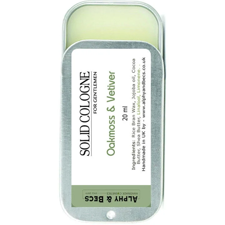Oakmoss & Vetiver Alphy & Becs Solid Cologne