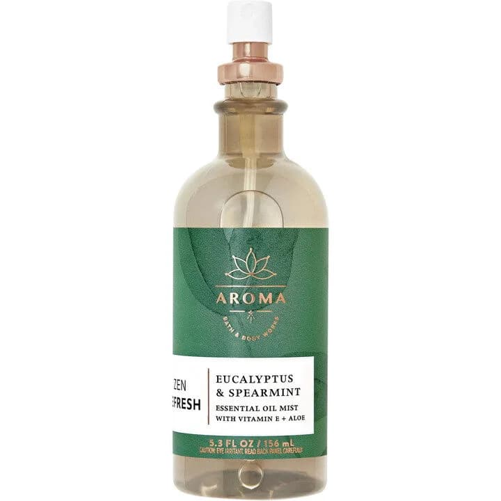 Stress Relief - Eucalyptus + Spearmint Zen Fresh - Eucalyptus & Spearmint Bath & Body Works Body Mist