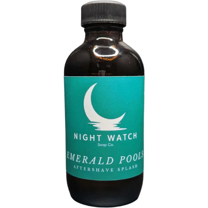 Emerald Pools Night Watch Soap Co. Aftershave Splash
