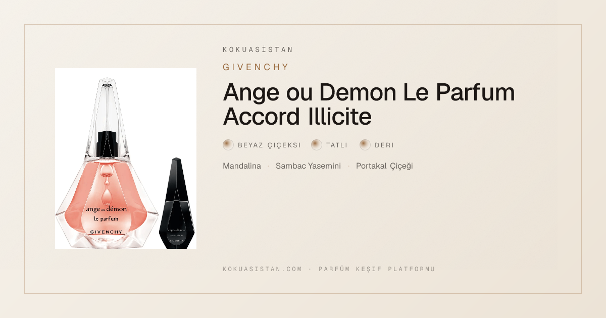 Givenchy Ange ou Demon Le Parfum Ac… — Notaları ve Yorumları